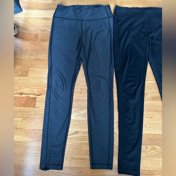 Two pairs of Z by Zella Leggings Black and Charcoal Grey Size M - Picture 4 of 11